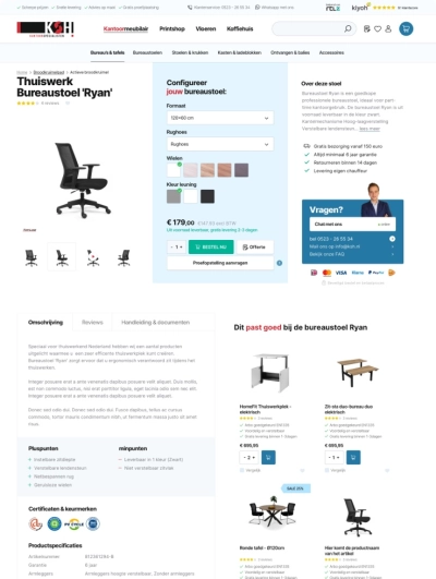KSH Kantoorspecialisten ksh-webdesign-detailpagina